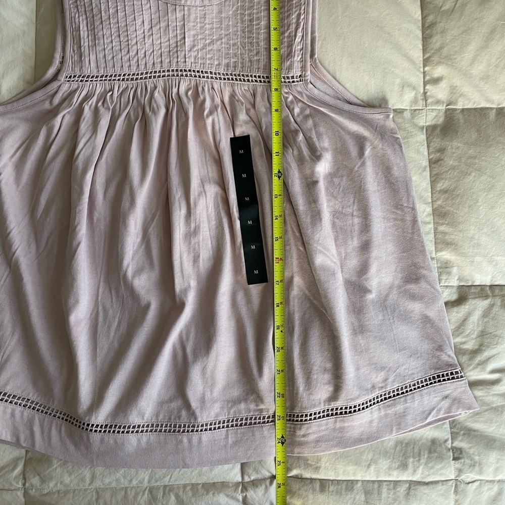 NWT Pintuck Tank Top - Picture 4 of 6